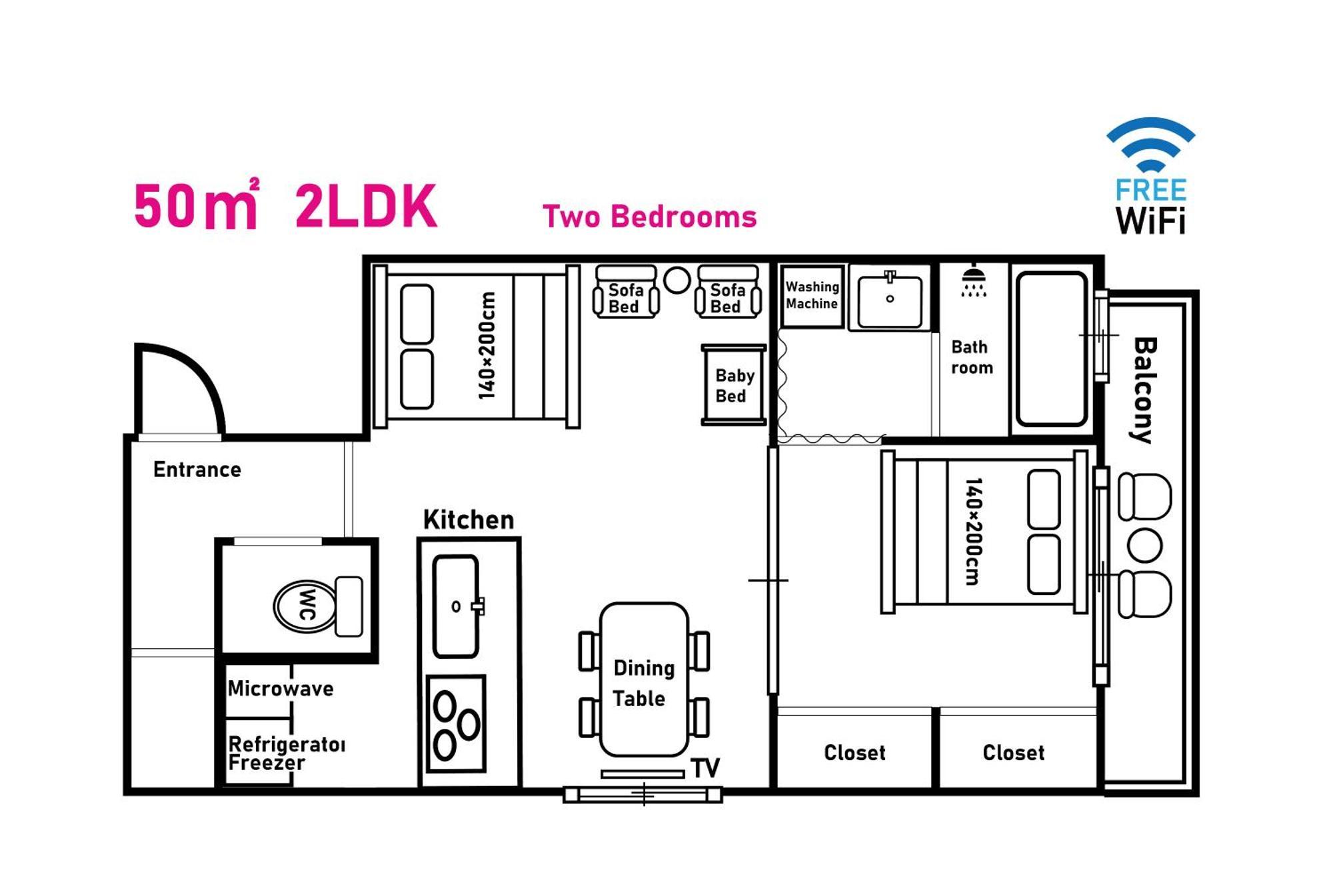 Shinsaibashi Lofts 公寓 *